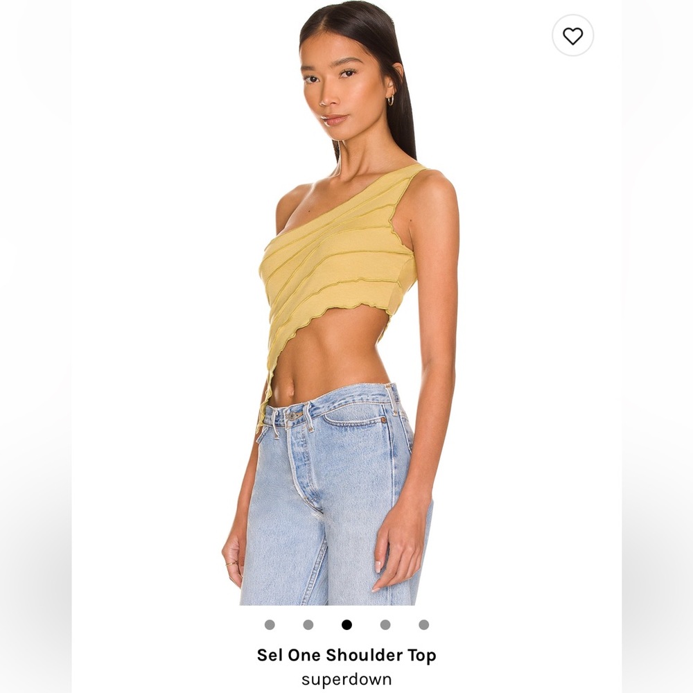 superdown Sel One Shoulder Top - Picture 3 of 3
